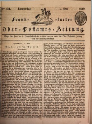 Frankfurter Ober-Post-Amts-Zeitung Donnerstag 5. Mai 1842