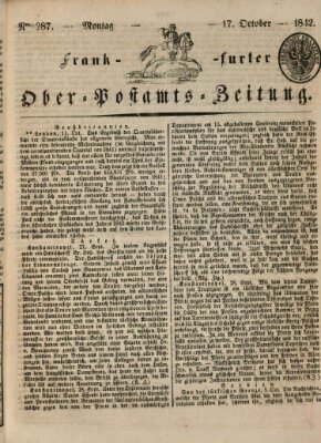 Frankfurter Ober-Post-Amts-Zeitung Montag 17. Oktober 1842