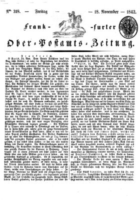 Frankfurter Ober-Post-Amts-Zeitung Montag 28. November 1842