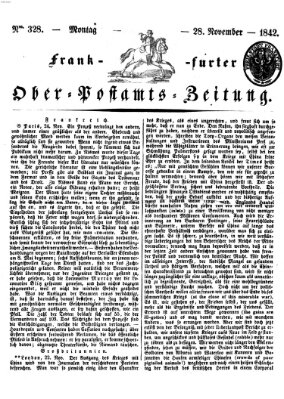 Frankfurter Ober-Post-Amts-Zeitung Montag 28. November 1842