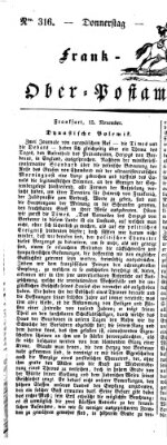 Frankfurter Ober-Post-Amts-Zeitung Donnerstag 16. November 1843