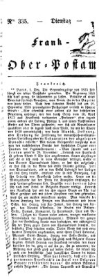 Frankfurter Ober-Post-Amts-Zeitung Dienstag 5. Dezember 1843