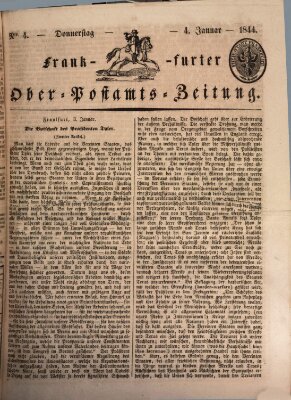 Frankfurter Ober-Post-Amts-Zeitung Donnerstag 4. Januar 1844