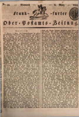 Frankfurter Ober-Post-Amts-Zeitung Mittwoch 6. März 1844