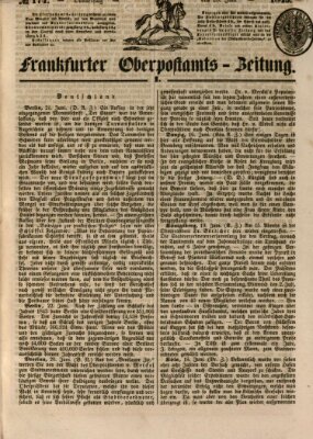 Frankfurter Ober-Post-Amts-Zeitung Donnerstag 26. Juni 1845