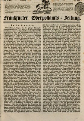 Frankfurter Ober-Post-Amts-Zeitung Montag 11. August 1845