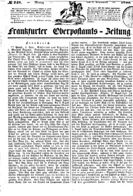 Frankfurter Ober-Post-Amts-Zeitung Montag 8. September 1845