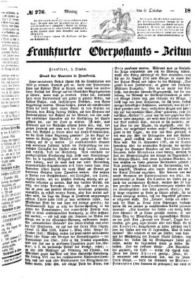 Frankfurter Ober-Post-Amts-Zeitung Montag 6. Oktober 1845