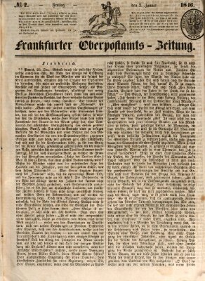 Frankfurter Ober-Post-Amts-Zeitung Freitag 2. Januar 1846