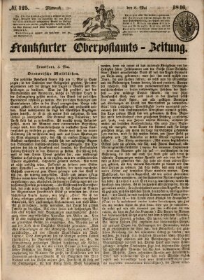 Frankfurter Ober-Post-Amts-Zeitung Mittwoch 6. Mai 1846