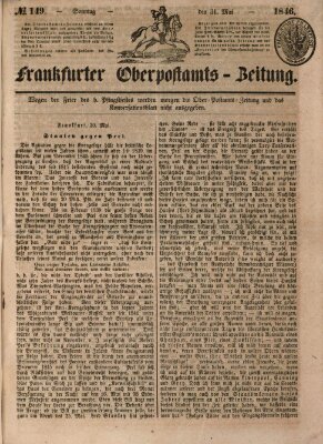 Frankfurter Ober-Post-Amts-Zeitung Sonntag 31. Mai 1846