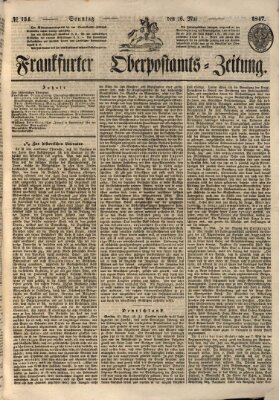 Frankfurter Ober-Post-Amts-Zeitung Sonntag 16. Mai 1847