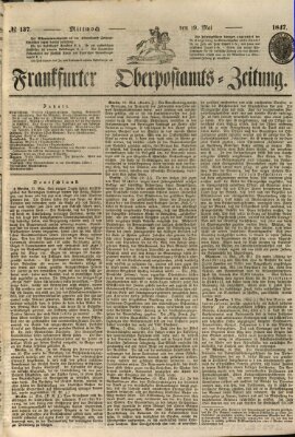 Frankfurter Ober-Post-Amts-Zeitung Mittwoch 19. Mai 1847