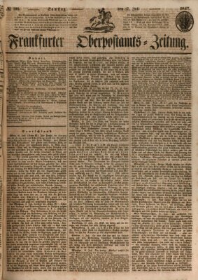 Frankfurter Ober-Post-Amts-Zeitung Samstag 17. Juli 1847