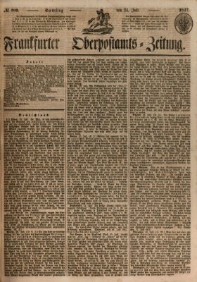 Frankfurter Ober-Post-Amts-Zeitung Samstag 24. Juli 1847