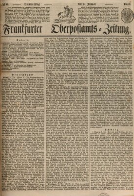 Frankfurter Ober-Post-Amts-Zeitung Donnerstag 6. Januar 1848