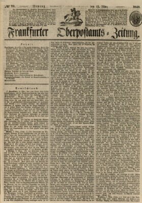 Frankfurter Ober-Post-Amts-Zeitung Montag 13. März 1848