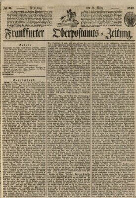 Frankfurter Ober-Post-Amts-Zeitung Freitag 31. März 1848