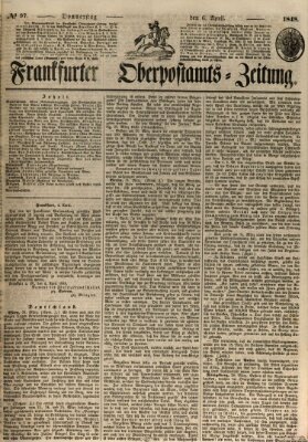 Frankfurter Ober-Post-Amts-Zeitung Donnerstag 6. April 1848