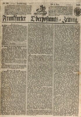 Frankfurter Ober-Post-Amts-Zeitung Donnerstag 4. Mai 1848