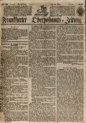 Frankfurter Ober-Post-Amts-Zeitung Samstag 13. Mai 1848