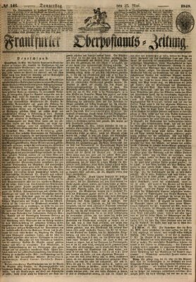 Frankfurter Ober-Post-Amts-Zeitung Donnerstag 25. Mai 1848