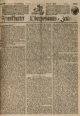 Frankfurter Ober-Post-Amts-Zeitung Donnerstag 15. Juni 1848