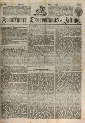 Frankfurter Ober-Post-Amts-Zeitung Freitag 14. Juli 1848