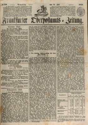 Frankfurter Ober-Post-Amts-Zeitung Sonntag 16. Juli 1848