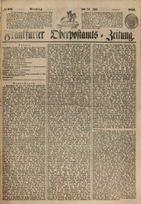 Frankfurter Ober-Post-Amts-Zeitung Montag 24. Juli 1848