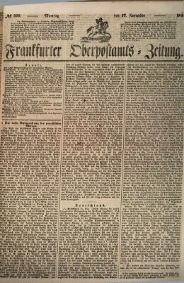 Frankfurter Ober-Post-Amts-Zeitung Montag 27. November 1848