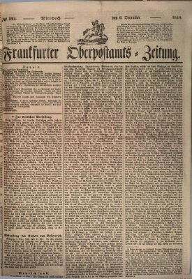 Frankfurter Ober-Post-Amts-Zeitung Mittwoch 6. Dezember 1848