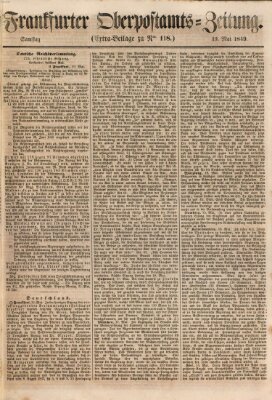 Frankfurter Ober-Post-Amts-Zeitung Samstag 19. Mai 1849