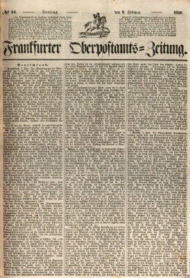 Frankfurter Ober-Post-Amts-Zeitung Freitag 8. Februar 1850