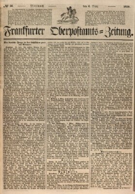 Frankfurter Ober-Post-Amts-Zeitung Mittwoch 6. März 1850