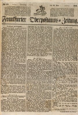 Frankfurter Ober-Post-Amts-Zeitung Freitag 10. Mai 1850