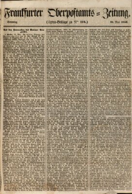 Frankfurter Ober-Post-Amts-Zeitung Sonntag 26. Mai 1850