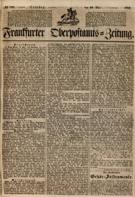 Frankfurter Ober-Post-Amts-Zeitung Dienstag 28. Mai 1850