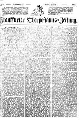 Frankfurter Ober-Post-Amts-Zeitung Donnerstag 9. Januar 1851