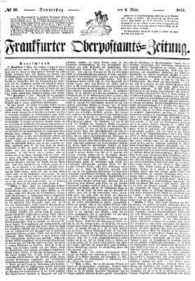 Frankfurter Ober-Post-Amts-Zeitung Donnerstag 6. März 1851