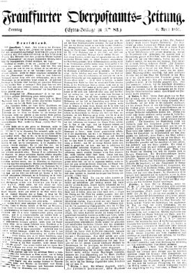 Frankfurter Ober-Post-Amts-Zeitung Sonntag 6. April 1851