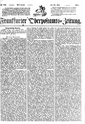 Frankfurter Ober-Post-Amts-Zeitung Mittwoch 14. Mai 1851