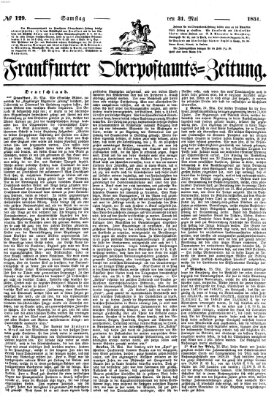 Frankfurter Ober-Post-Amts-Zeitung Samstag 31. Mai 1851