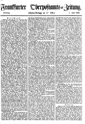 Frankfurter Ober-Post-Amts-Zeitung Sonntag 1. Juni 1851