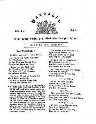 Passavia (Donau-Zeitung) Sonntag 2. August 1829