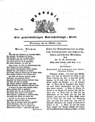 Passavia (Donau-Zeitung) Sonntag 18. Oktober 1829