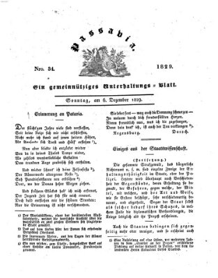 Passavia (Donau-Zeitung) Sonntag 6. Dezember 1829