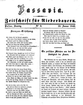 Passavia (Donau-Zeitung) Sonntag 19. Januar 1840