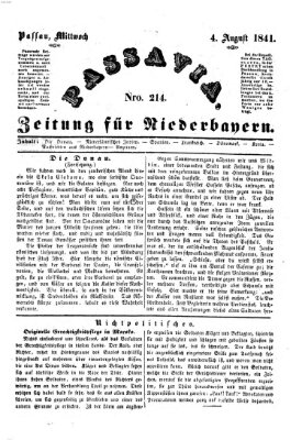 Passavia (Donau-Zeitung) Mittwoch 4. August 1841