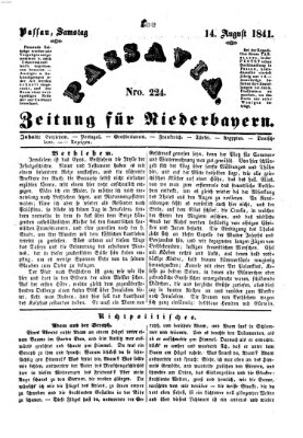 Passavia (Donau-Zeitung) Samstag 14. August 1841